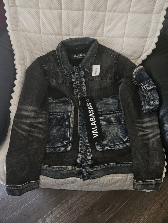 Valabasas Other - Valabasas Men's Black "Captain" Denim Jacket